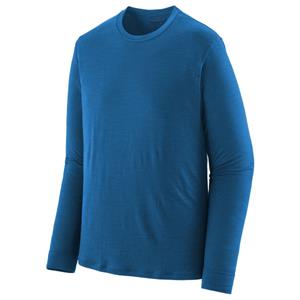 Patagonia  L/S Cap Cool Merino Shirt - Merinoshirt, blauw