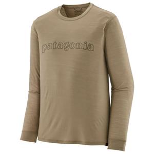 Patagonia  L/S Cap Cool Merino Graphic Shirt - Merinoshirt, beige