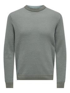 Only & Sons Onsriley reg 14 zip high neck swt dessin