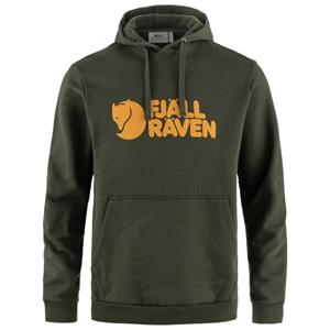 Fjällräven   Logo Hoodie - Hoodie, olijfgroen