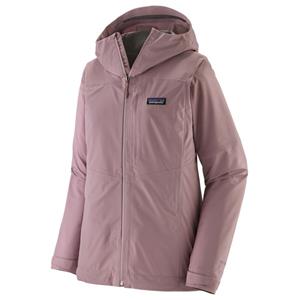 Patagonia  Women's Boulder Fork Rain Jacket - Regenjas, roze/bruin