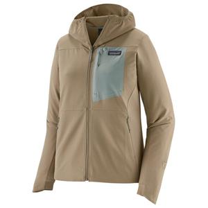 Patagonia  Women's R1 CrossStrata Hoody - Softshelljack, beige