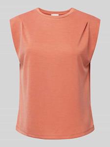 Jake*s Collection Tanktop met geribde ronde hals