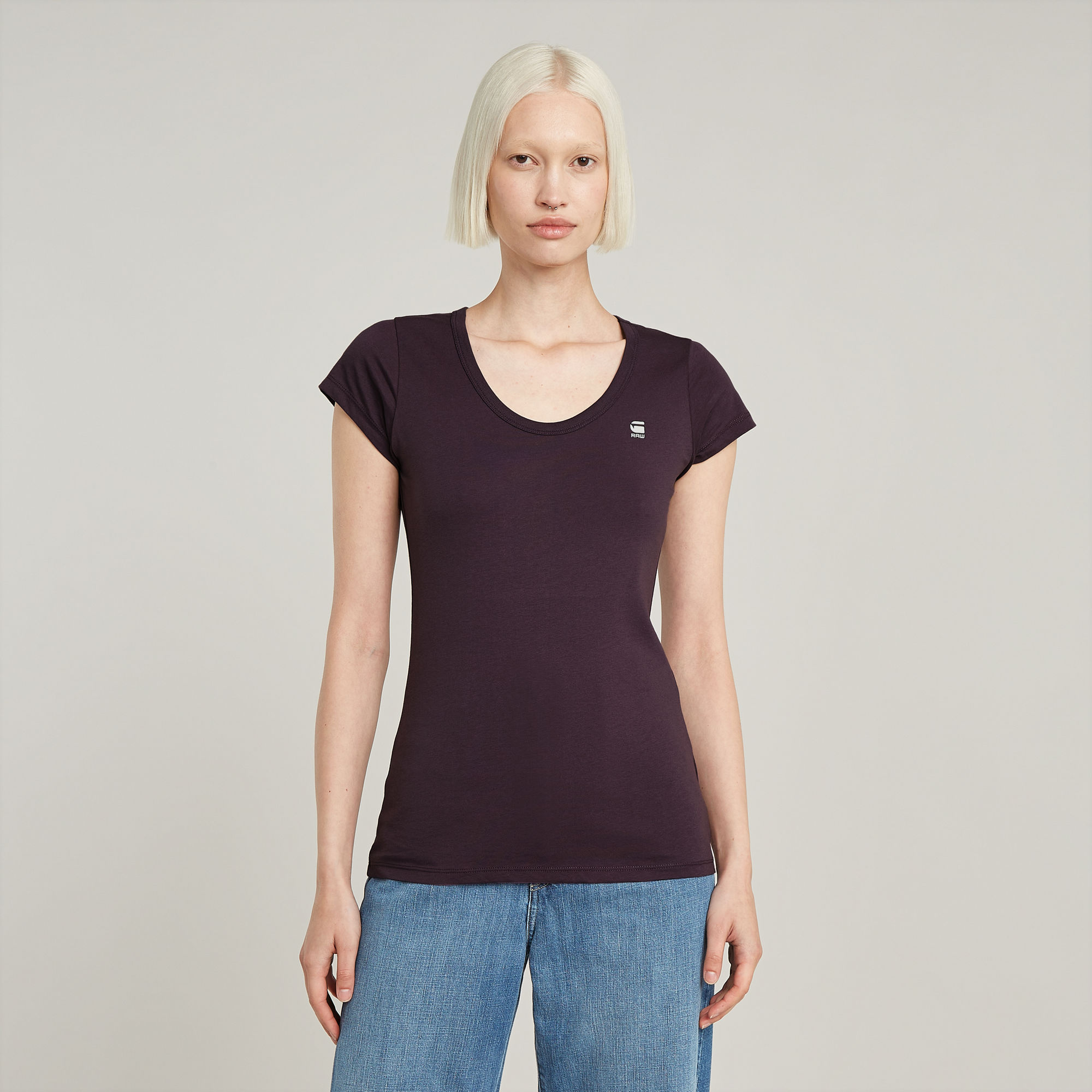 G-Star RAW Slim Top - Paars - Dames