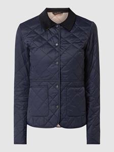 Barbour Gewatteerd jack met kraag van corduroy, model 'Deveron'