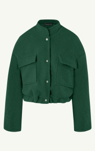 Jurkjes Bomber Jasje Bouclé Celine Emerald