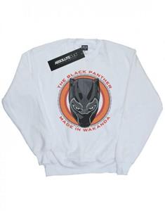 Marvel Mens Black Panther gemaakt in Wakanda rood katoenen sweatshirt