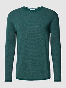 Esprit collection Gebreide pullover met streepmotief