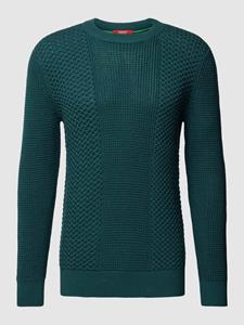 Esprit collection Gebreide pullover met ribboorden