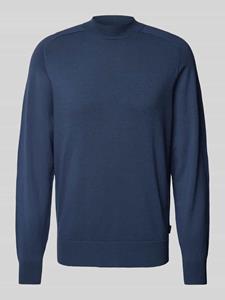 CK Calvin Klein Gebreide pullover met labeldetail, gebreide herenpullover van 