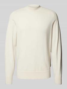 CK Calvin Klein Gebreide pullover met labeldetail, gebreide herenpullover van 