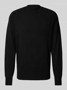 CK Calvin Klein Gebreide pullover met labeldetail, gebreide herenpullover van 