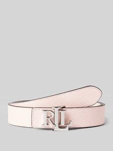 Lauren Ralph Lauren Leren riem met labelapplicatie