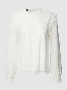 Pieces Blouse met gehaakt kant, model 'COLLINE'