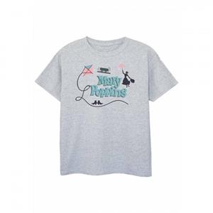 Mary poppins T-shirt met logo voor meisjes