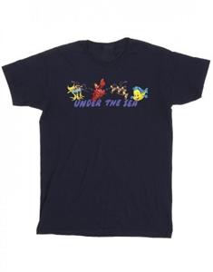 Disney meisjes de kleine zeemeermin onder de zee katoenen T-shirt