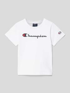 Champion T-shirt met labelprint