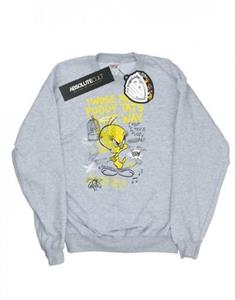 Looney Tunes Heren Tweety Pie More Puddy Tats katoenen sweatshirt