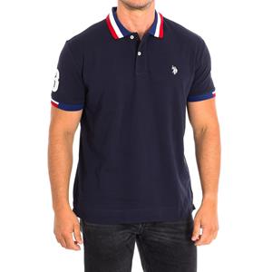 U.S. Polo Assn. Polo met korte mouwen PROSCH3D contrasterende reverskraag 64775 man