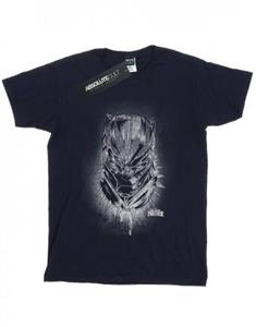 Marvel Girls Black Panther Spray Headshot katoenen T-shirt