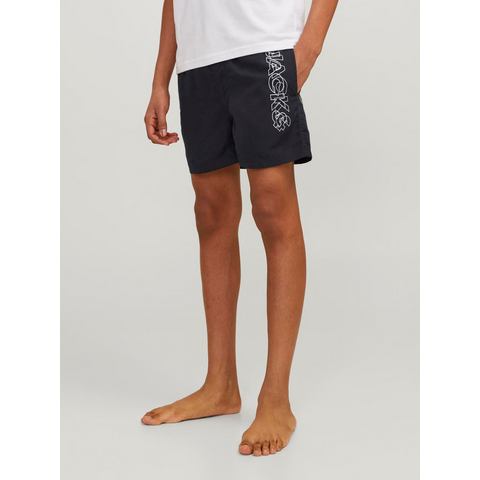 Jack & Jones Junior Zwemshort JPSTFIJI JJSWIM DOUBLE LOGO LY SN JNR