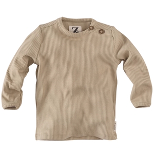 Z8-collectie Longsleeve rib Tore (sandstone)