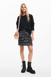 Desigual Rok - BLACK