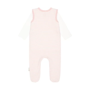 Steiff Set romper + T-shirt lange mouw GOTS - Roze