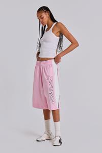 Jaded London Pink Overdue Basketball Shorts