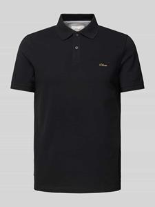 S.Oliver RED LABEL Poloshirt met labelstitching