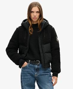 Superdry Vrouwen Everest Hybrid Bomberjack Zwart