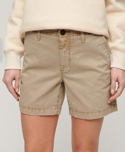 Superdry Vrouwen Klassieke Chinoshort Bruin