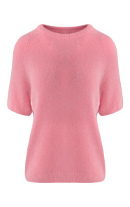 Jurkjes Soft Sweater Korte Mouw Evi Dust Roze