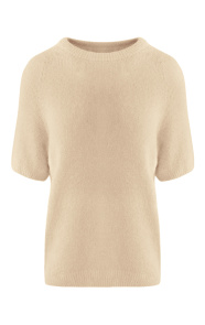 Jurkjes Soft Sweater Korte Mouw Evi Beige