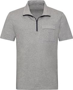 Your Look... for less! Heren Poloshirt grijs gemêleerd Maat