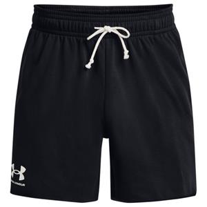 Under Armour  Rival Terry 6'' Short - Short, zwart