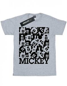 Disney jongens Mickey Mouse raster T-shirt