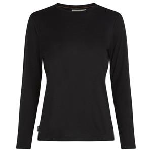 Icebreaker  Women's Merino 150 Tech Lite L/S Tee - Merinoshirt, zwart