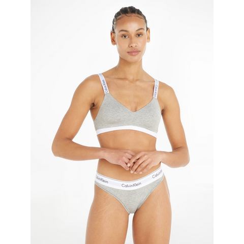 Calvin Klein Bralette met een logo-opschrift