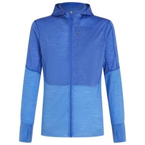 Icebreaker  Merino 200 Realfleece Descender L/S Zip Hoodie - Fleecetrui, blauw