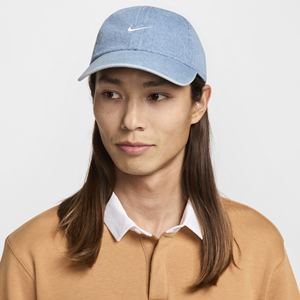 Nike Club Unstructured Denim Cap, Blue