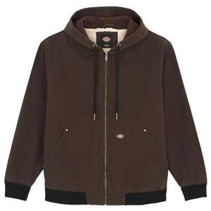 Dickies Duck Canvas Hooded Jacket, Brown