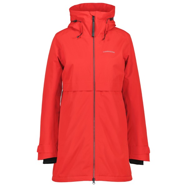 Didriksons  Women's Helle Parka 5 - Lange jas, rood