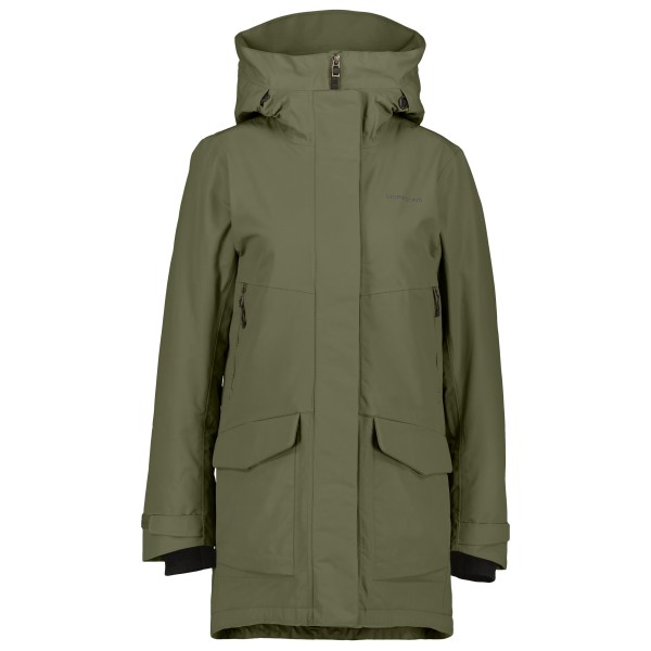 Didriksons  Women's Frida Parka 7 - Lange jas, olijfgroen