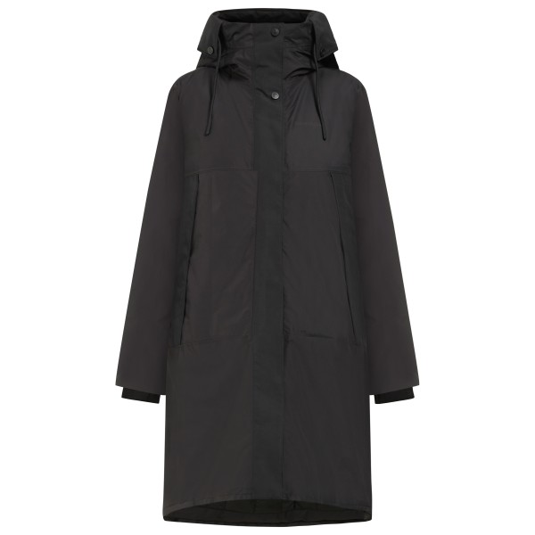 Didriksons  Women's Elissa Parka - Lange jas, zwart