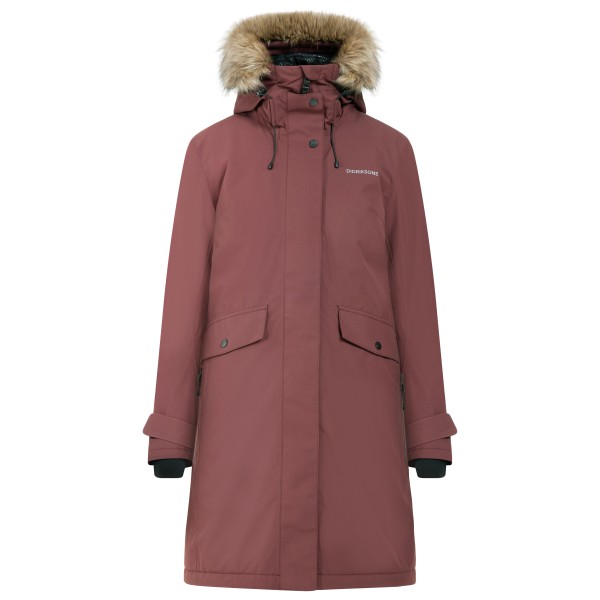 Didriksons  Women's Erika Parka 3 - Lange jas, bruin