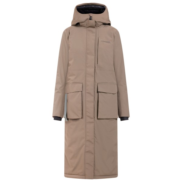 Didriksons  Women's Leya Parka L 3 - Lange jas, bruin