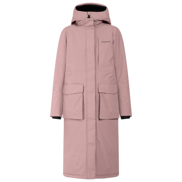 Didriksons  Women's Leya Parka L 3 - Lange jas, roze