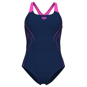 Arena  Women's Reflecting Swimsuit Swim Pro Back - Badpak, blauw