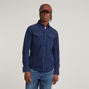 G-Star RAW Dakota Slim Shirt - Midden blauw - Heren